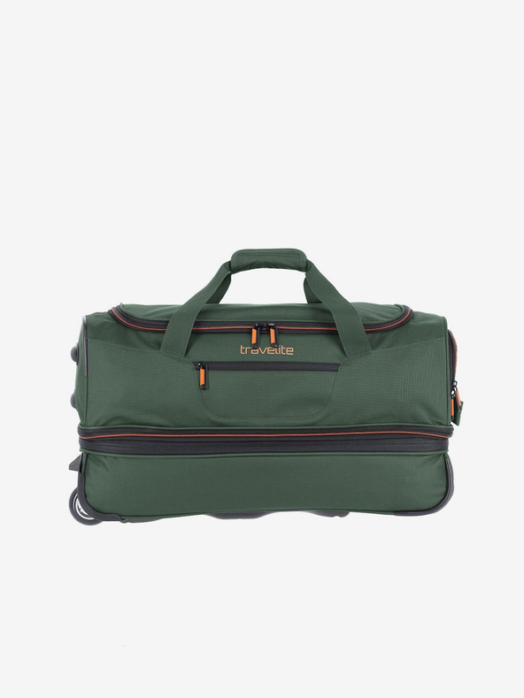 Travelite Basics Wheeled Duffle S Travel Bag Verde