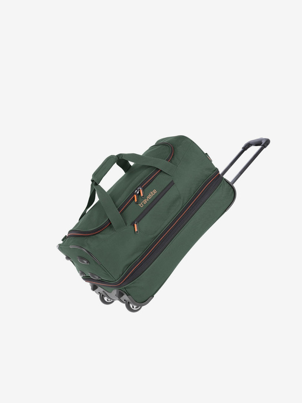 Travelite Basics Wheeled Duffle S Travel Bag Verde