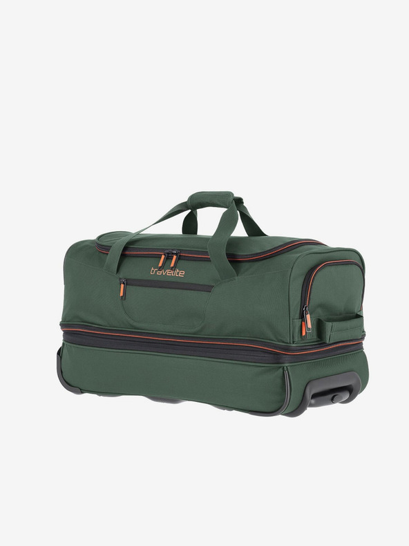 Travelite Basics Wheeled Duffle S Travel Bag Verde