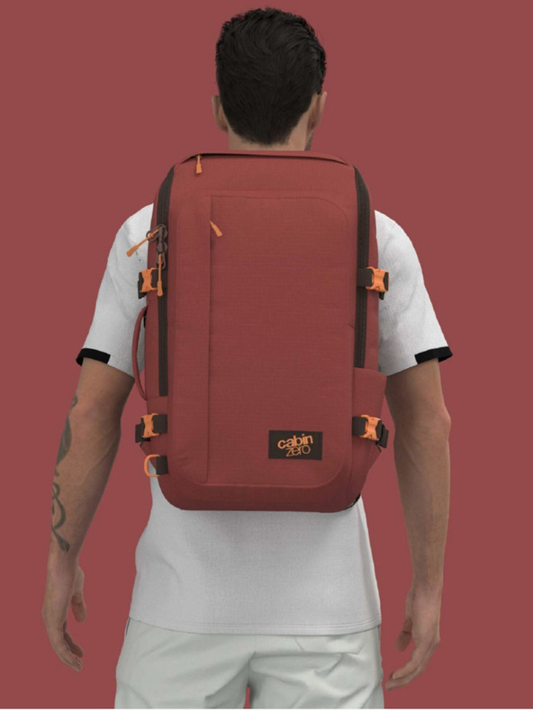 CabinZero Adv 32L Sangria Red Backpack Rojo