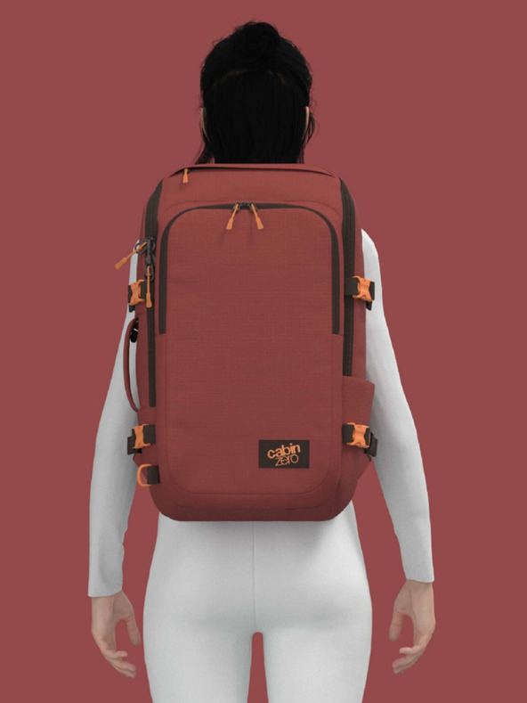 CabinZero Adv Pro 32L Sangria Red Backpack Rojo