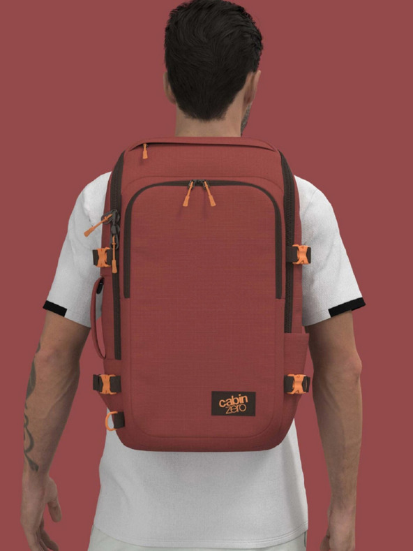 CabinZero Adv Pro 32L Sangria Red Backpack Rojo