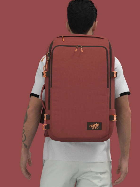 CabinZero Adv Pro 42L Sangria Red Backpack Rojo