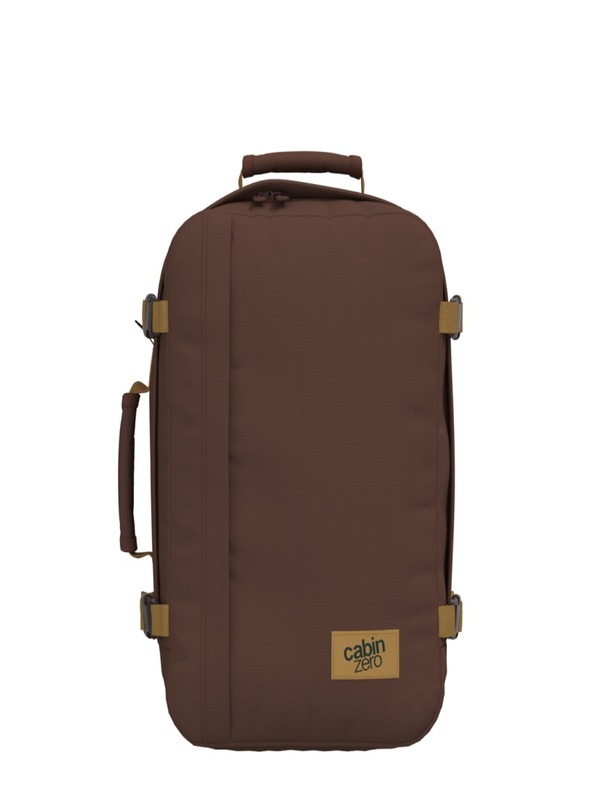 CabinZero Classic 36L Belgian Chocolate Batoh Hnědá