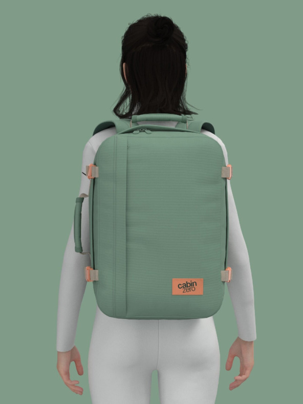 CabinZero Classic 36L Sage Forest Backpack Verde