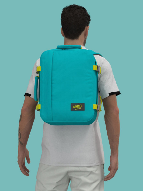 CabinZero Classic 28L Aqua Lagoon Backpack Azul