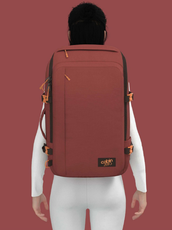 CabinZero Adv 42L Sangria Red Backpack Rojo