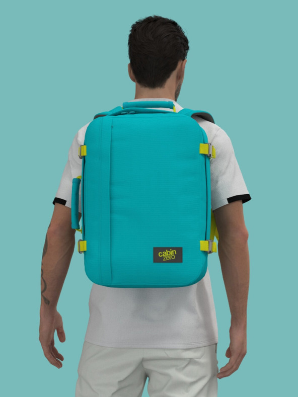 CabinZero Classic 36L Aqua Lagoon Backpack Azul