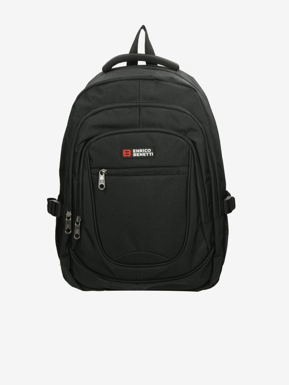 Enrico Benetti Hamburg Notebook Backpack 35,5 l Black Batoh Černá