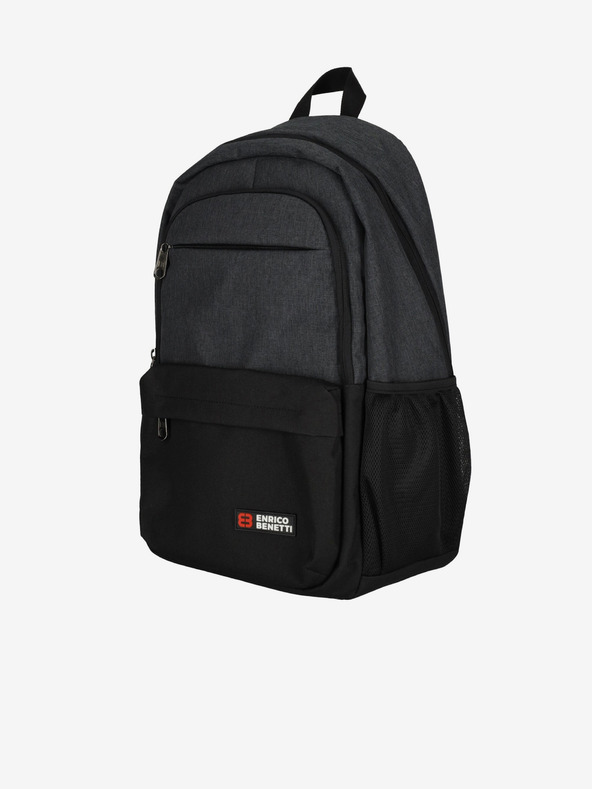 Enrico Benetti Hamburg Notebook Backpack 23 l Grey Batoh Šedá