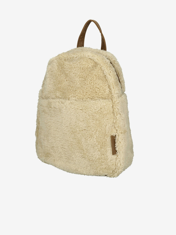 Enrico Benetti Teddy Backpack Off-White Batoh Bílá