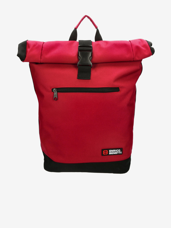 Enrico Benetti Amsterdam Notebook Red Backpack Rojo