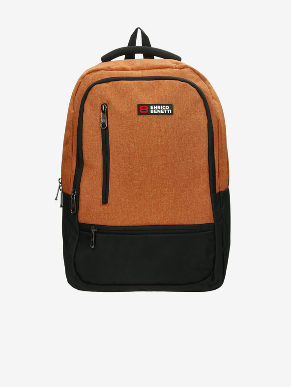 Enrico Benetti Hamburg 15 Notebook Rust Backpack Amarillo