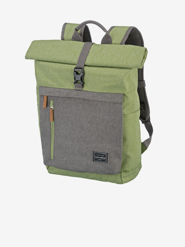 Travelite Basics Roll-up 35 L Backpack Verde