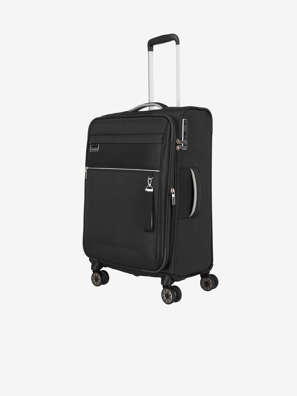 Travelite Miigo 4w M Black Kufr Černá