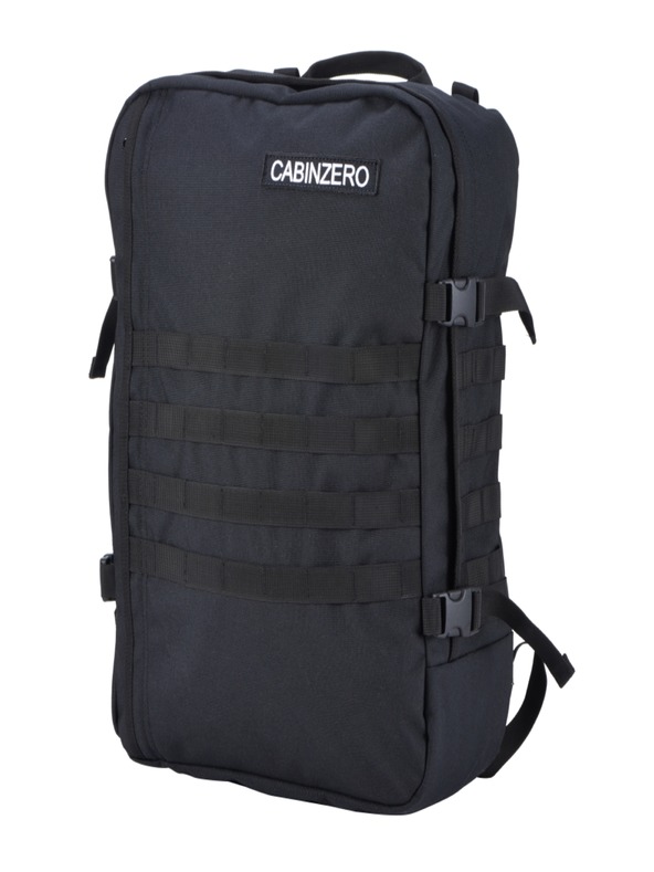 CabinZero Military 44L Absolute Black Batoh Černá