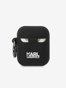 Karl Lagerfeld AirPods 1/2 Black Pouzdro