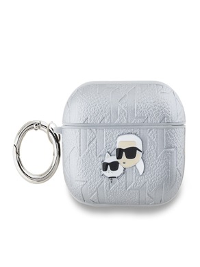 Karl Lagerfeld AirPods Pro 2 Silver Pouzdro