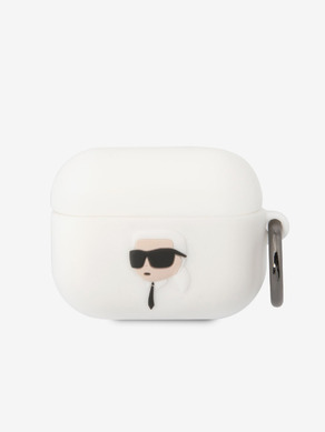 Karl Lagerfeld Airpods Pro White Pouzdro