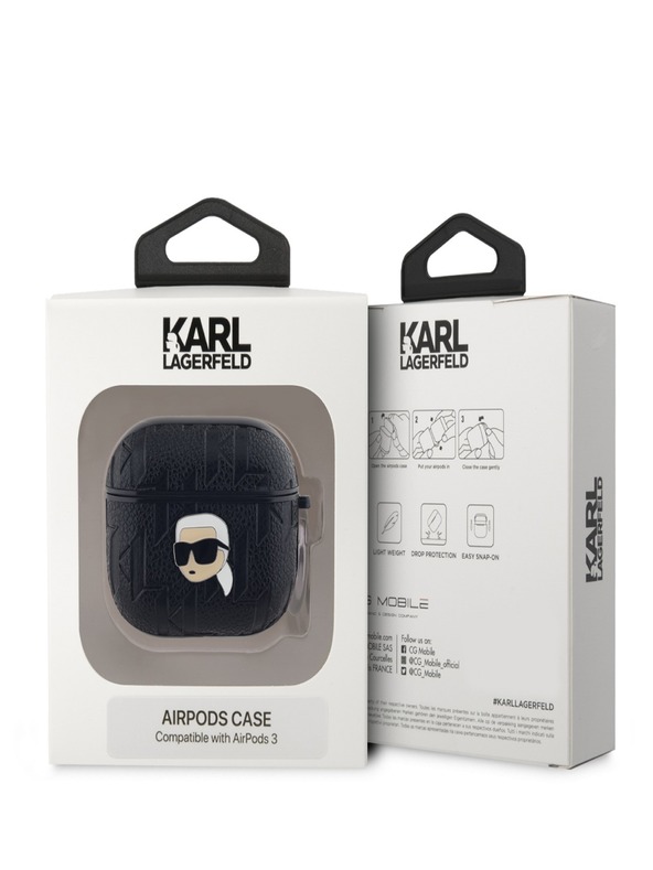 Karl Lagerfeld AirPods 3 Case Negro