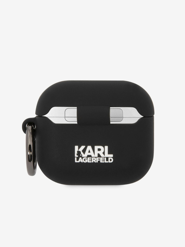 Karl Lagerfeld AirPods 3 Black Pouzdro Černá