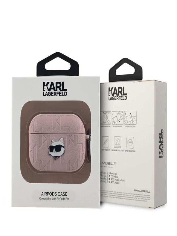 Karl Lagerfeld AirPods Pro Pink Case Rosa