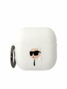 Karl Lagerfeld Airpods Pro 2 White Pouzdro