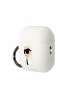 Karl Lagerfeld Airpods Pro 2 White Pouzdro