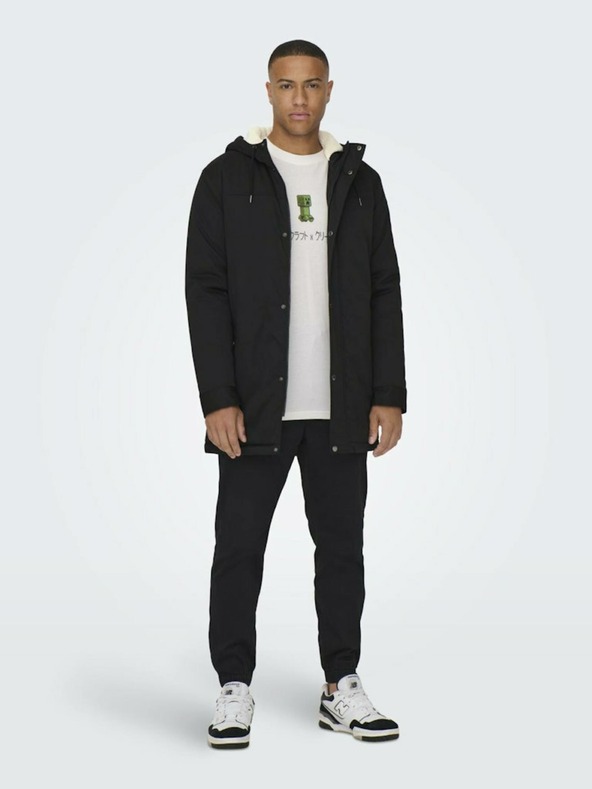 ONLY & SONS Parka Negro