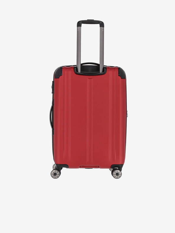 Travelite City 4w M Suitcase Rojo