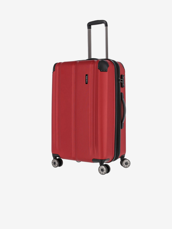 Travelite City 4w M Suitcase Rojo