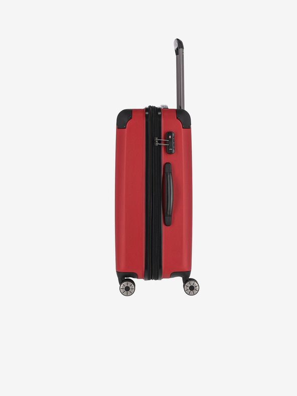 Travelite City 4w M Suitcase Rojo