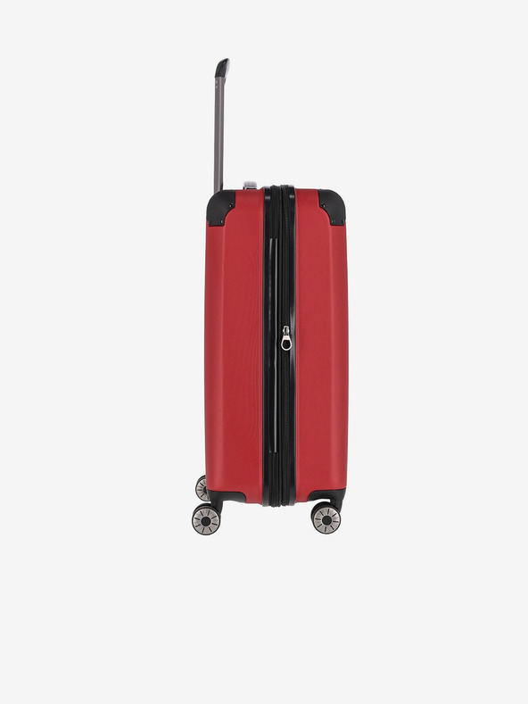 Travelite City 4w M Suitcase Rojo