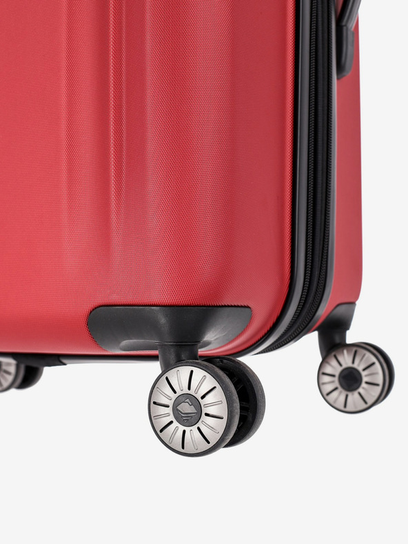 Travelite City 4w M Suitcase Rojo