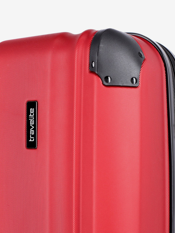 Travelite City 4w M Suitcase Rojo