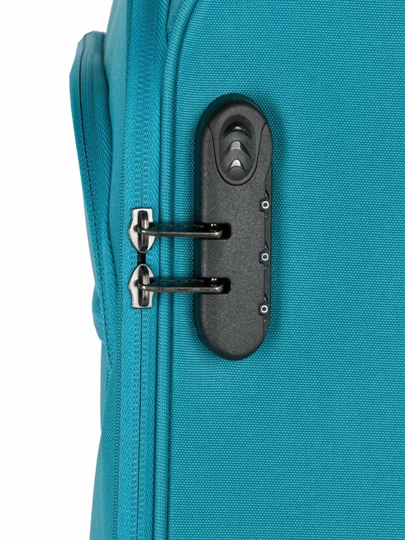 Travelite Cabin 2w S Turquoise Suitcase Azul