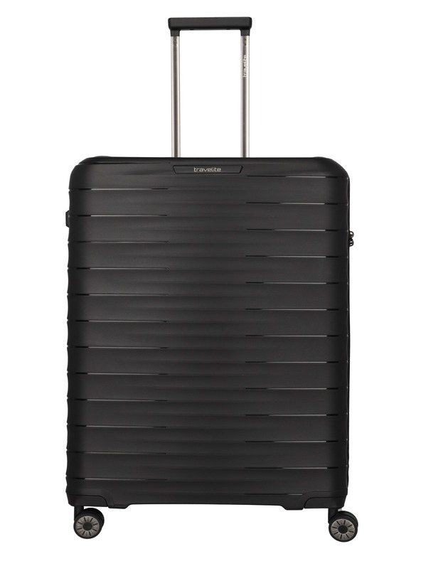 Travelite Mooby L Black Suitcase Negro