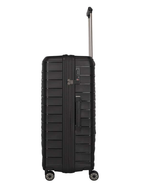 Travelite Mooby L Black Suitcase Negro