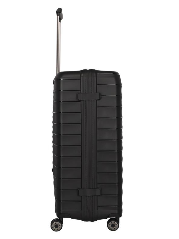 Travelite Mooby L Black Suitcase Negro