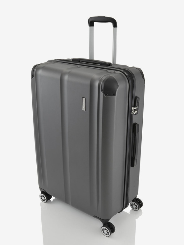 Travelite City 4w L Anthracite Suitcase Gris