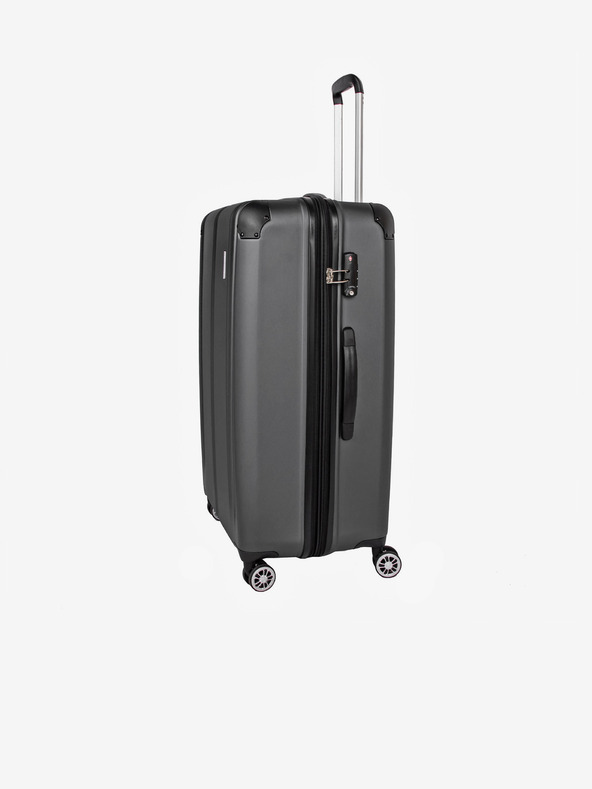 Travelite City 4w L Anthracite Suitcase Gris