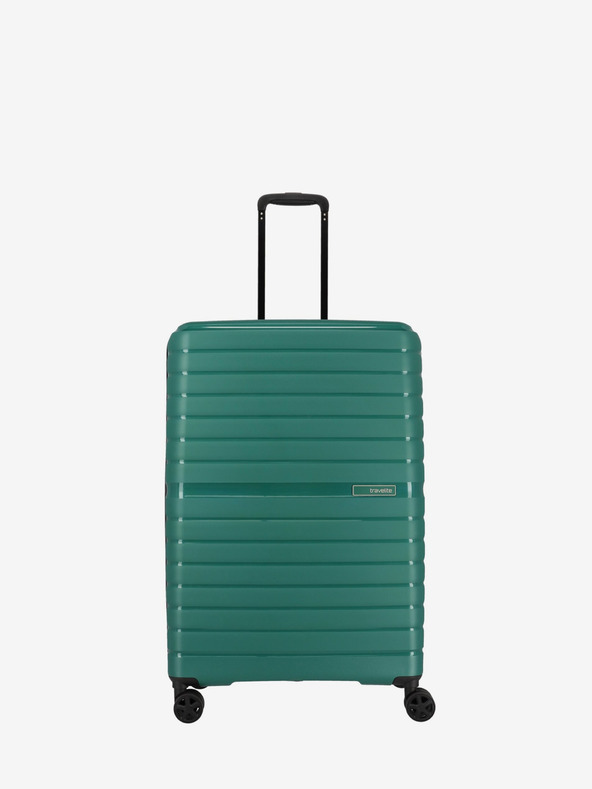 Travelite Trient L Green Suitcase Azul