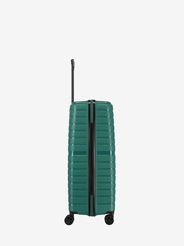 Travelite Trient L Green Suitcase Azul