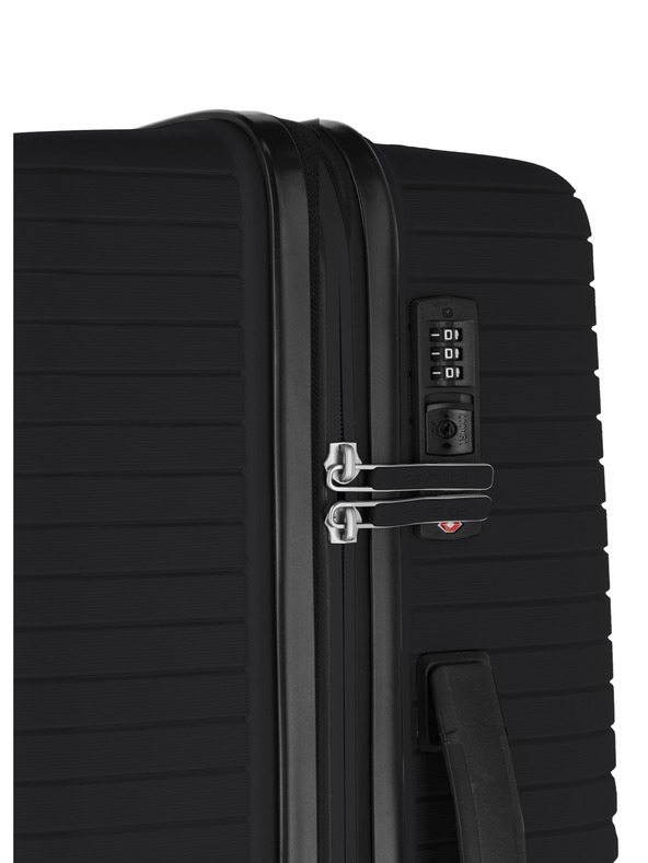 Travelite Orbita L Black Suitcase Negro