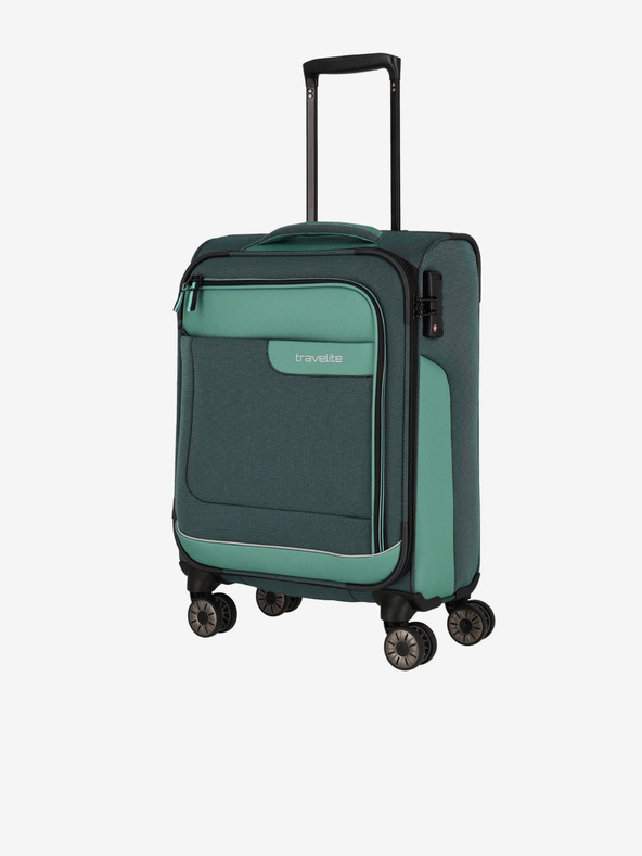 Travelite Viia 4w S Suitcase Verde