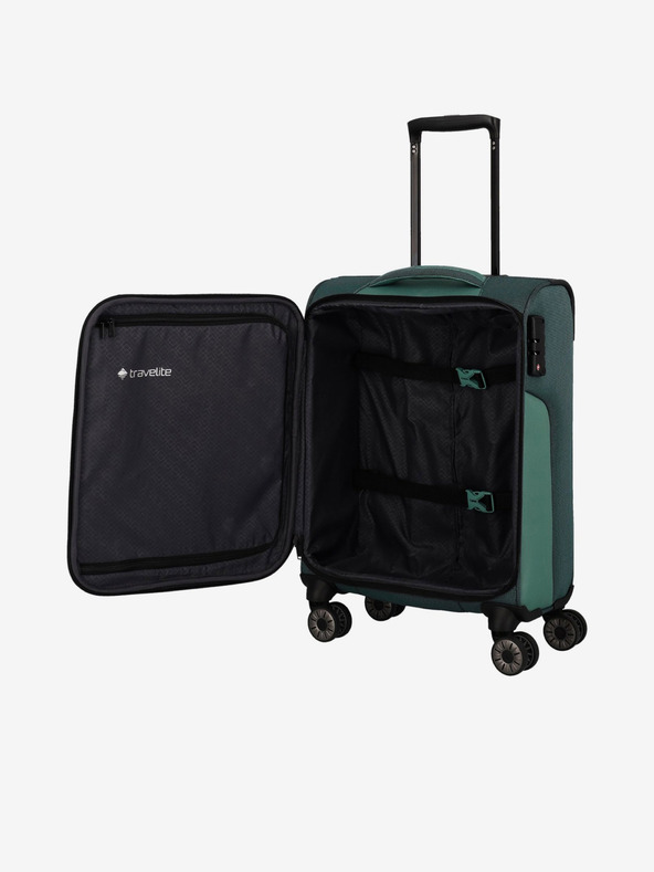 Travelite Viia 4w S Suitcase Verde