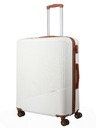 Travelite Bali L White/Cognac Kufr