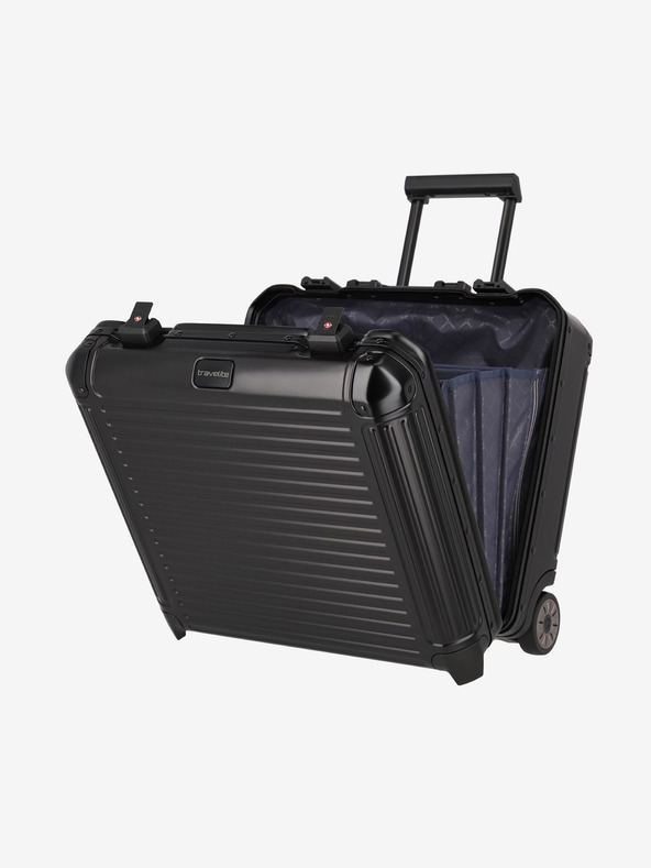 Travelite Next Business Wheeler Black Suitcase Negro