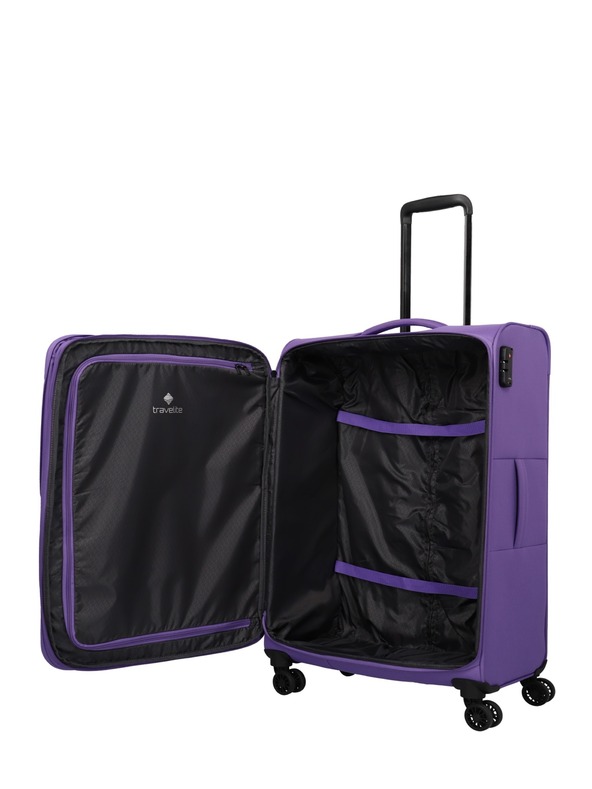 Travelite Rügen L Lilac Suitcase Violeta