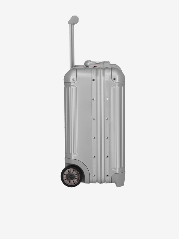 Travelite Next Business Wheeler Silver Suitcase Plateado